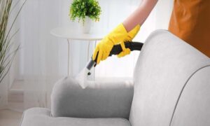Is it safe to deep clean a sofa that has sensitive fabrics or materials?