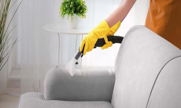 Is it safe to deep clean a sofa that has sensitive fabrics or materials?